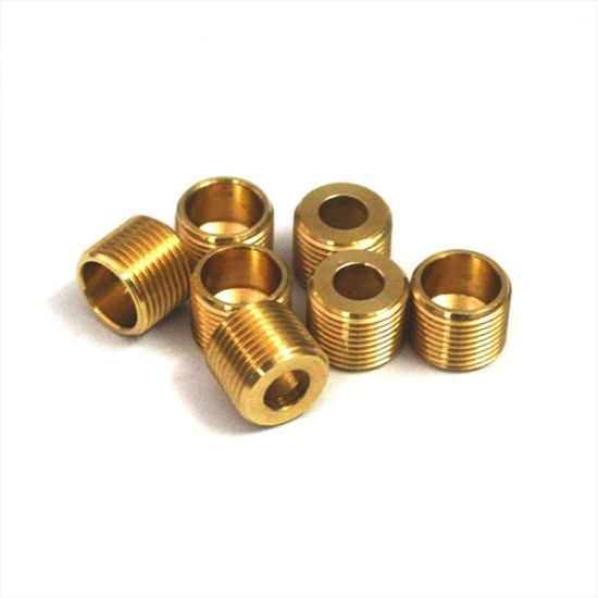 Custom Metal Precision Turned Parts Aluminum Brass Lathe Part