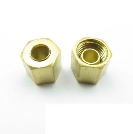 CNC-Brass-Lathe-Machine-Mechanical-Precision-Turned Part for Mechanical
